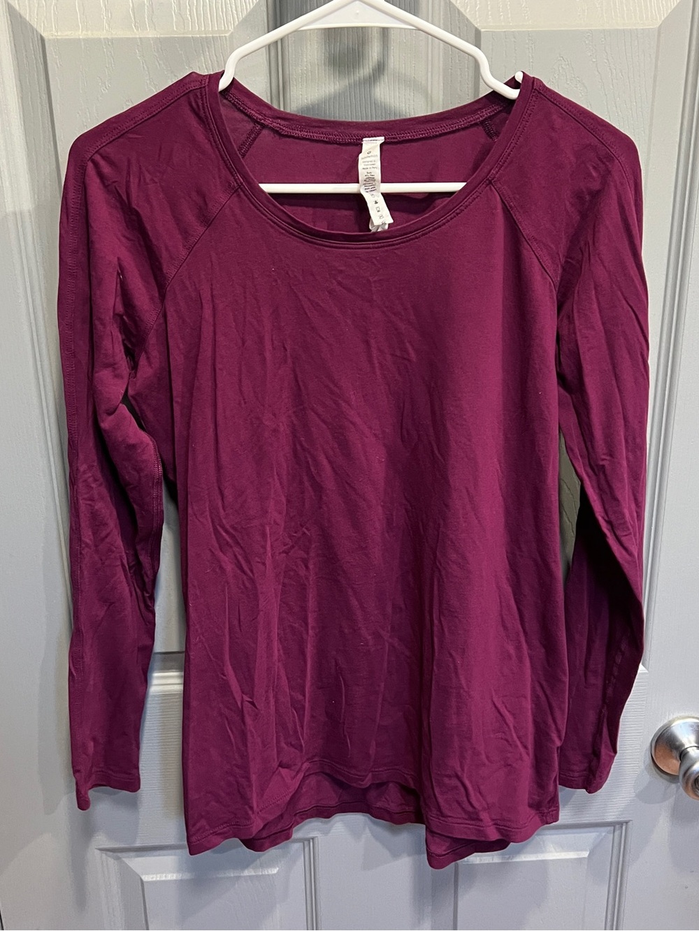 lululemon athletica Long-Sleeve Scoop Neck Top - Plum